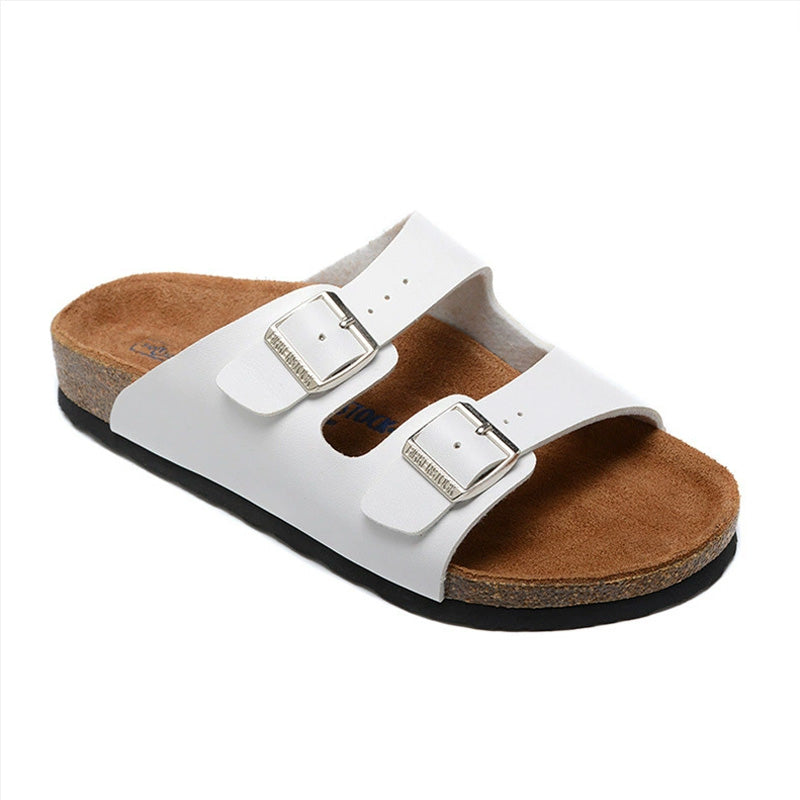 Sandales à deux brides - Blanc